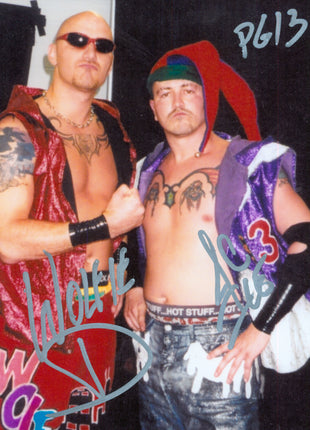 PG13 - Jamie Dundee & Wolfie D dual signed 8x10 Photo