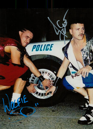 Jamie Dundee & Wolfie D dual signed 8x10 Photo