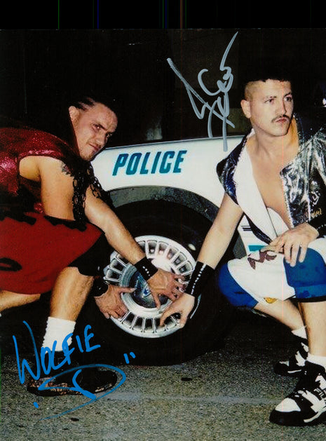 Jamie Dundee & Wolfie D dual signed 8x10 Photo