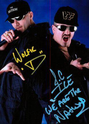 Jamie Dundee & Wolfie D dual signed 8x10 Photo
