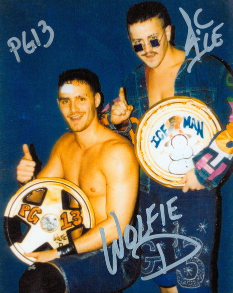 Jamie Dundee & Wolfie D dual signed 8x10 Photo
