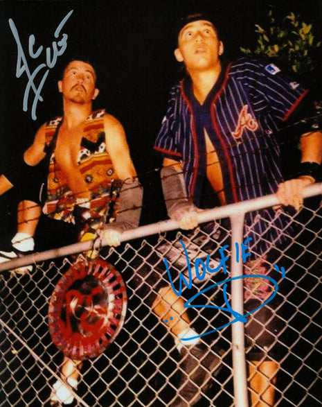 Jamie Dundee & Wolfie D dual signed 8x10 Photo