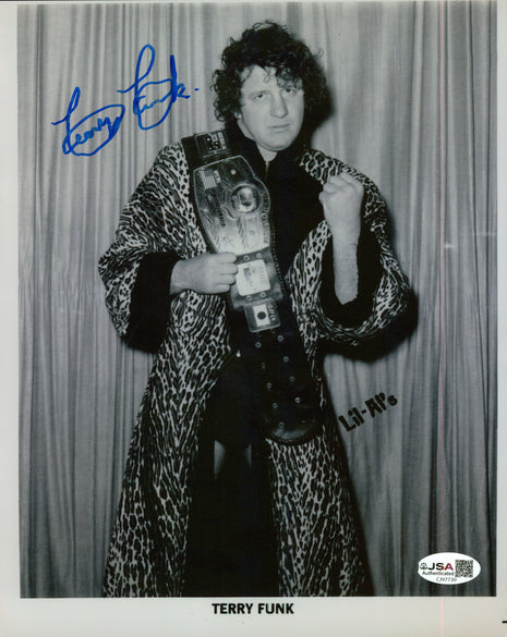 Terry Funk signed 8x10 Photo (w/ JSA)