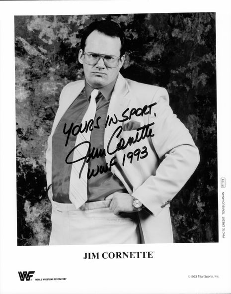 Jim Cornette signed 8x10 Photo