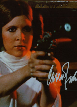Carrie Fisher (Star Wars) signed 8x10 Photo (w/ Beckett)