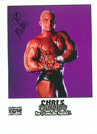 Chris Candido signed 8x10 Photo