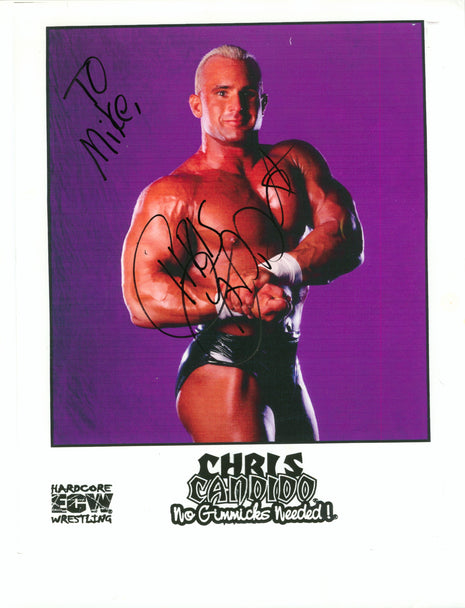 Chris Candido signed 8x10 Photo