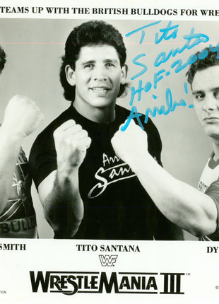 Tito Santana signed 8x10 Photo