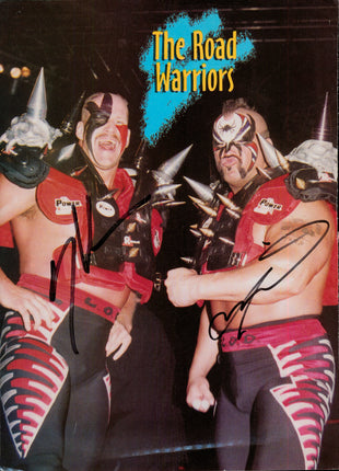 Hawk & Animal dual signed Magazine Page