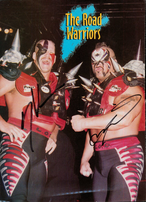 Hawk & Animal dual signed Magazine Page