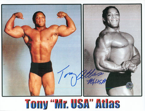 Tony Atlas signed 8x10 Photo