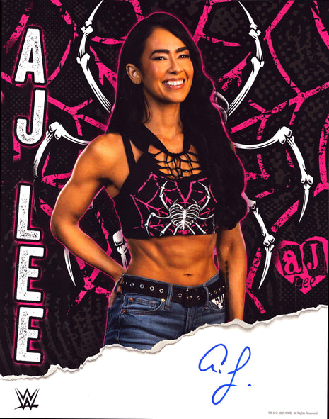 AJ Lee signed 11x14 Photo