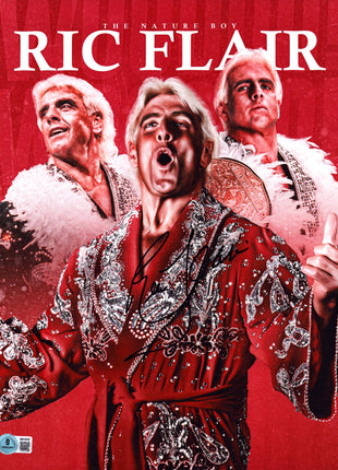 Ric Flair signed 11x14 Photo (w/ Beckett)