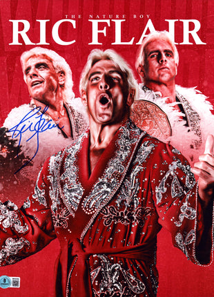 Ric Flair signed 11x14 Photo (w/ Beckett)