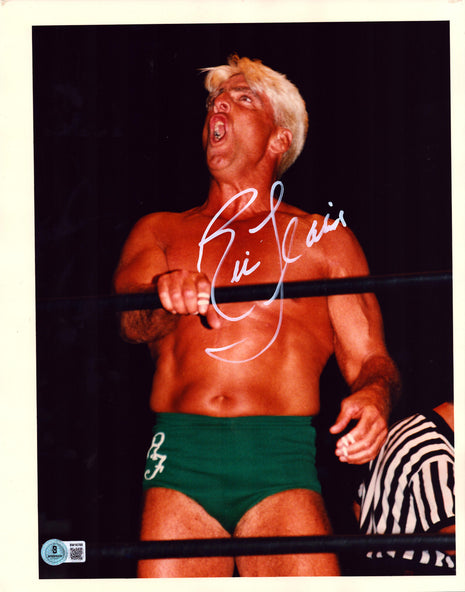 Ric Flair signed 11x14 Photo (w/ Beckett)