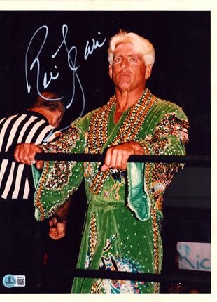 Ric Flair signed 11x14 Photo (w/ Beckett)