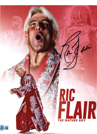 Ric Flair signed 11x14 Photo (w/ Beckett)