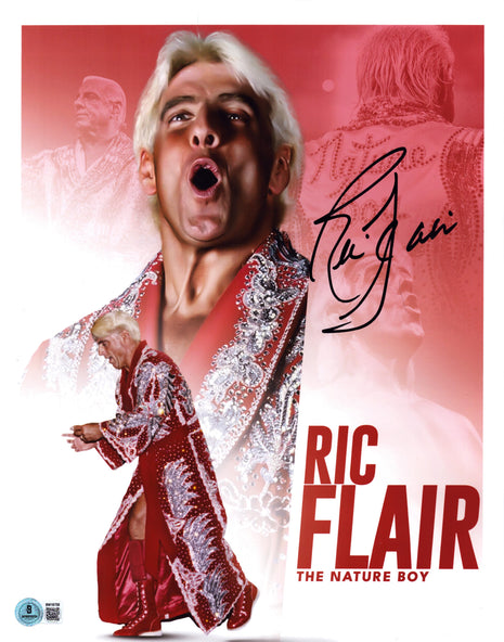 Ric Flair signed 11x14 Photo (w/ Beckett)