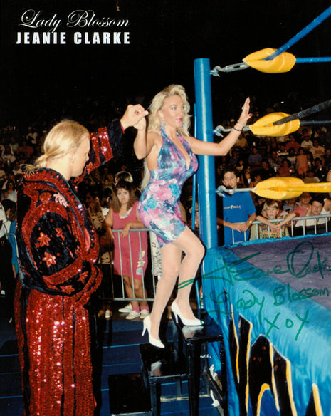 Jeanie Clarke (Lady Blossom) signed 8x10 Photo