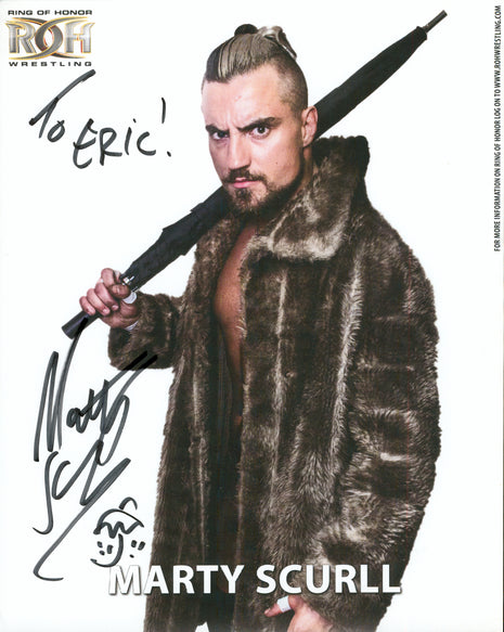 Marty Scurll signed 8x10 Photo
