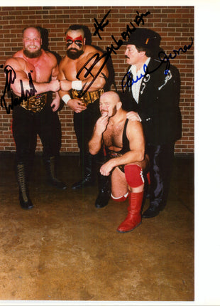 Powers of Pain & Paul Jones triple signed 8.5x11 Photo
