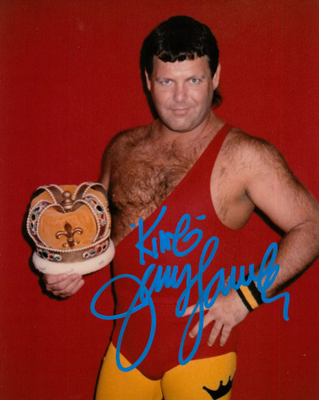 Jerry Lawler signed 8x10 Photo