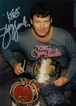 Jerry Lawler signed 8x10 Photo