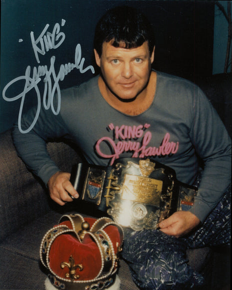 Jerry Lawler signed 8x10 Photo