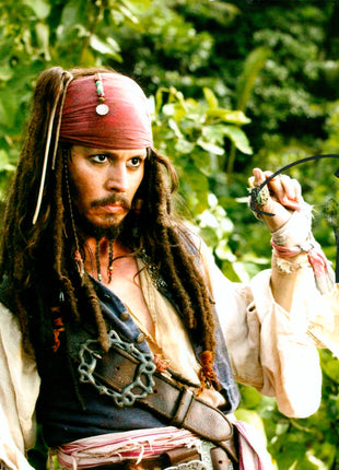 Johnny Depp (Pirates of the Caribbean) signed 8x10 Photo (w/ JSA)
