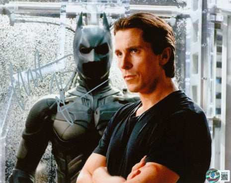Christian Bale (Batman) signed 8x10 Photo (w/ Beckett)