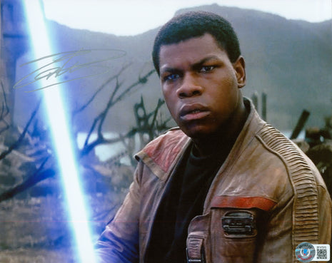 John Boyega (Star Wars) signed 8x10 Photo (w/ Beckett)
