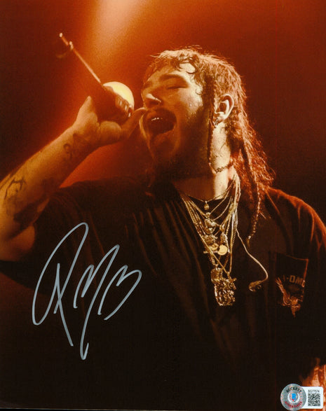 Post Malone signed 8x10 Photo (w/ Beckett)