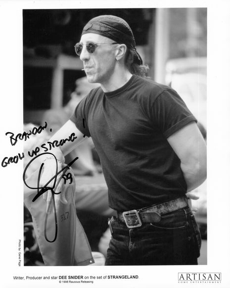 Dee Snider (Twister Sister) signed 8x10 Photo