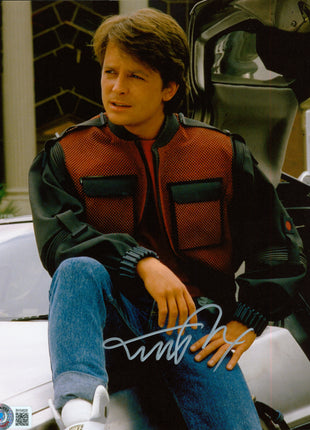 Michael J Fox (Back to the Future) signed 8x10 Photo (w/ Beckett)