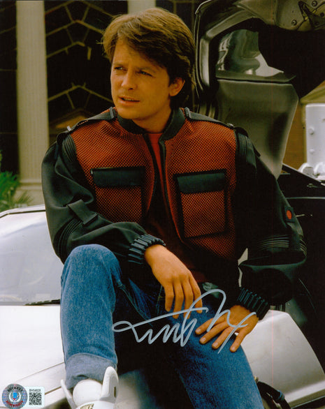 Michael J Fox (Back to the Future) signed 8x10 Photo (w/ Beckett)