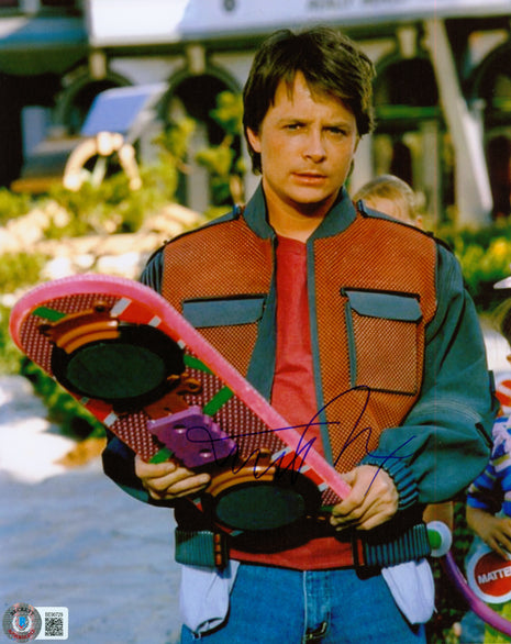 Michael J Fox (Back to the Future) signed 8x10 Photo (w/ Beckett)