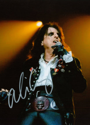 Alice Cooper signed 8x10 Photo (w/ Beckett)