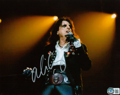 Alice Cooper signed 8x10 Photo (w/ Beckett)
