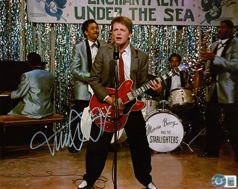 Michael J Fox (Back to the Future) signed 8x10 Photo (w/ Beckett)