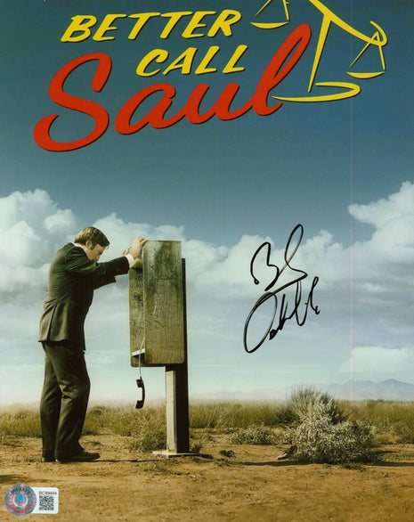 Bob Odenkirk (Better Call Saul) firmó una foto de 8x10 con Beckett