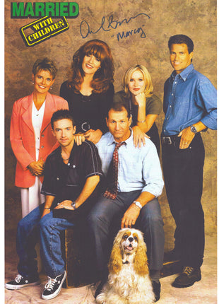 Amanda Bearse (Married with Children) signed 11x17 Photo