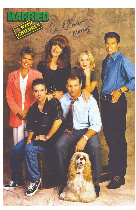 Amanda Bearse (Married with Children) signed 11x17 Photo