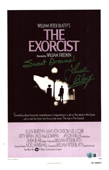 Linda Blair (The Exorcist) signed 11x17 Photo (w/ Beckett)