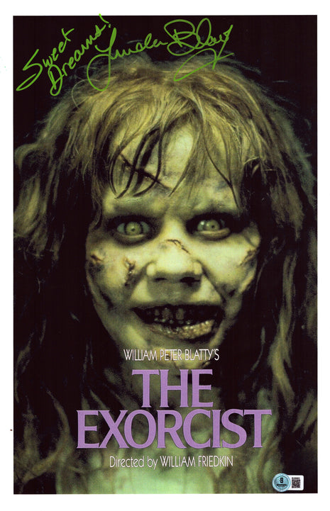 Linda Blair (The Exorcist) signed 11x17 Photo (w/ Beckett)