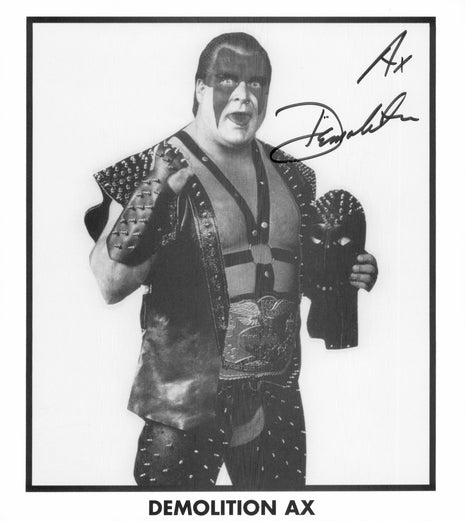 Demolition Ax signed 8x10 Photo