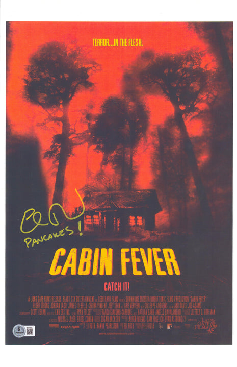 Eli Roth (Cabin Fever) signed 11x17 Photo (w/ Beckett)