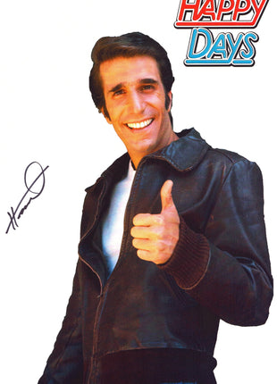 Henry Winkler (Happy Days) signed 11x17 Photo