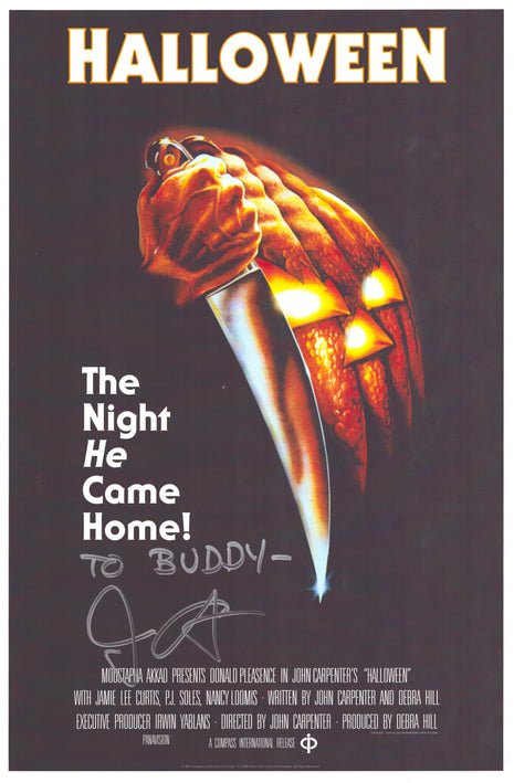 John Carpenter (Halloween) signed 11x17 Photo