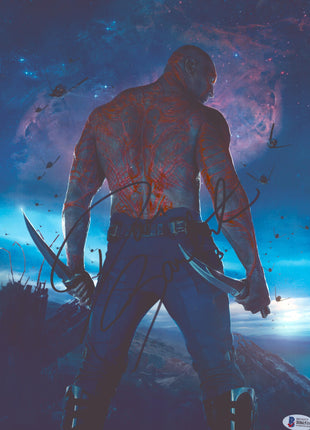 Batista (Guardian of the Galaxy) signed 11x14 Photo (w/ Beckett)