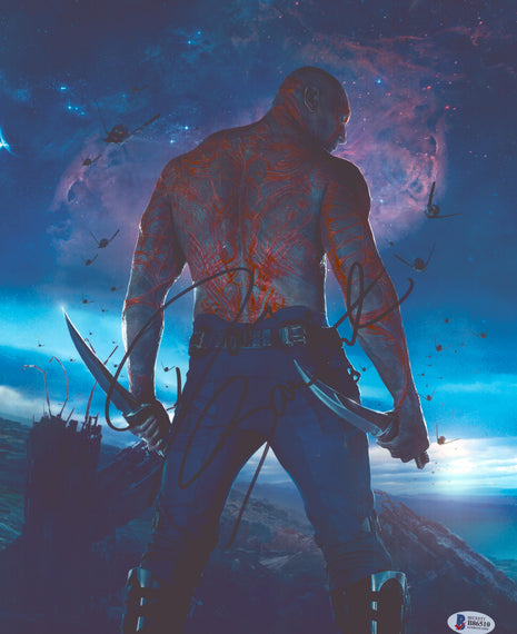 Batista (Guardian of the Galaxy) signed 11x14 Photo (w/ Beckett)